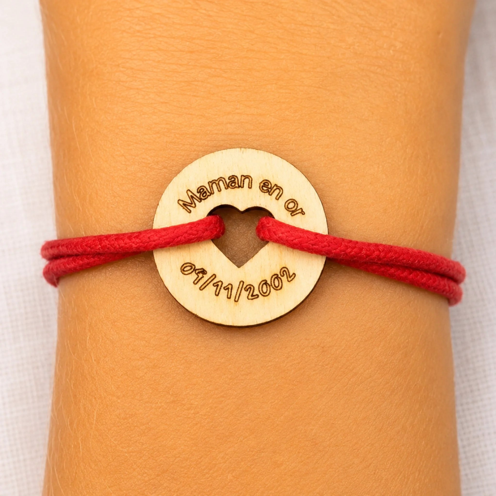Bracelet maman en or
