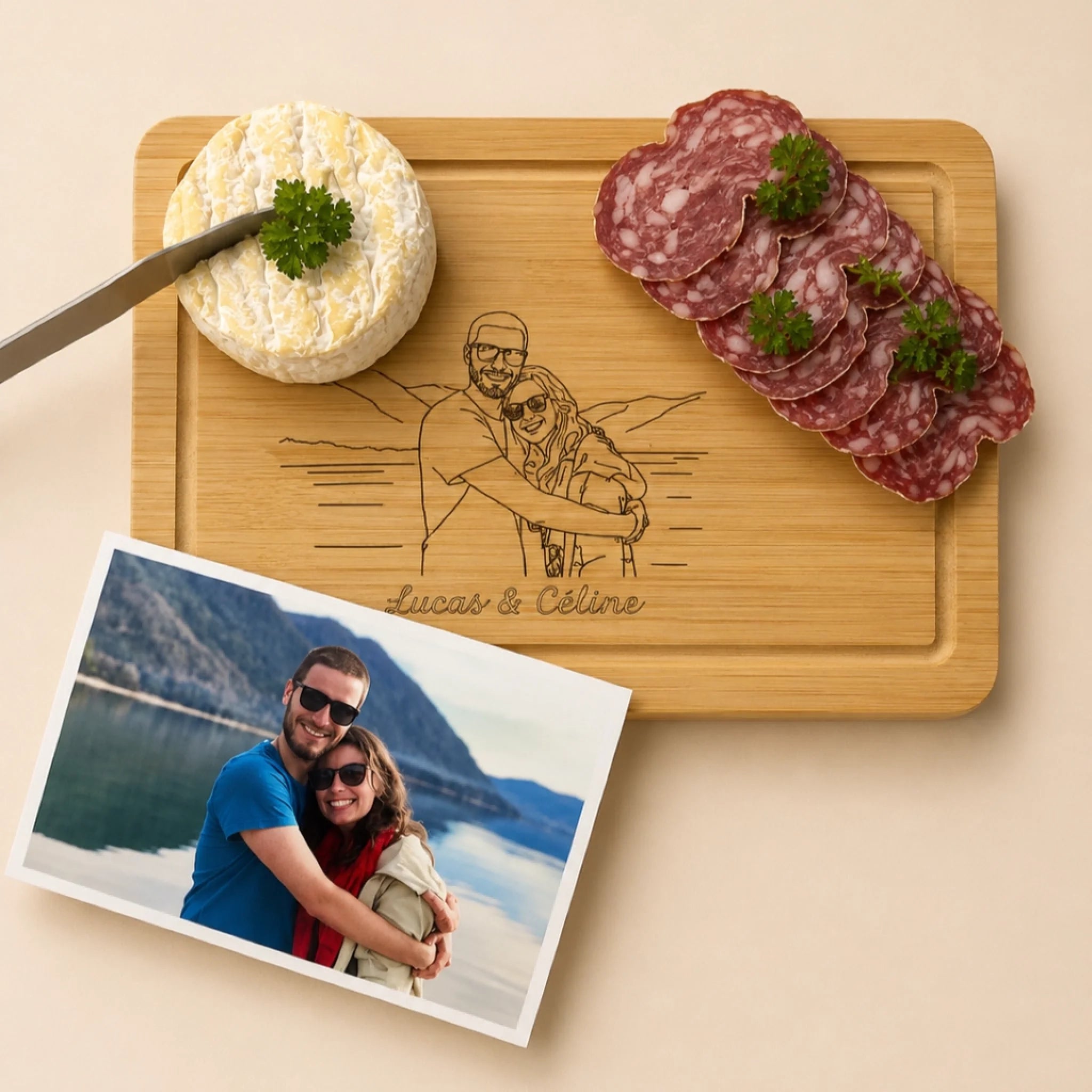 Planche apéro couple
