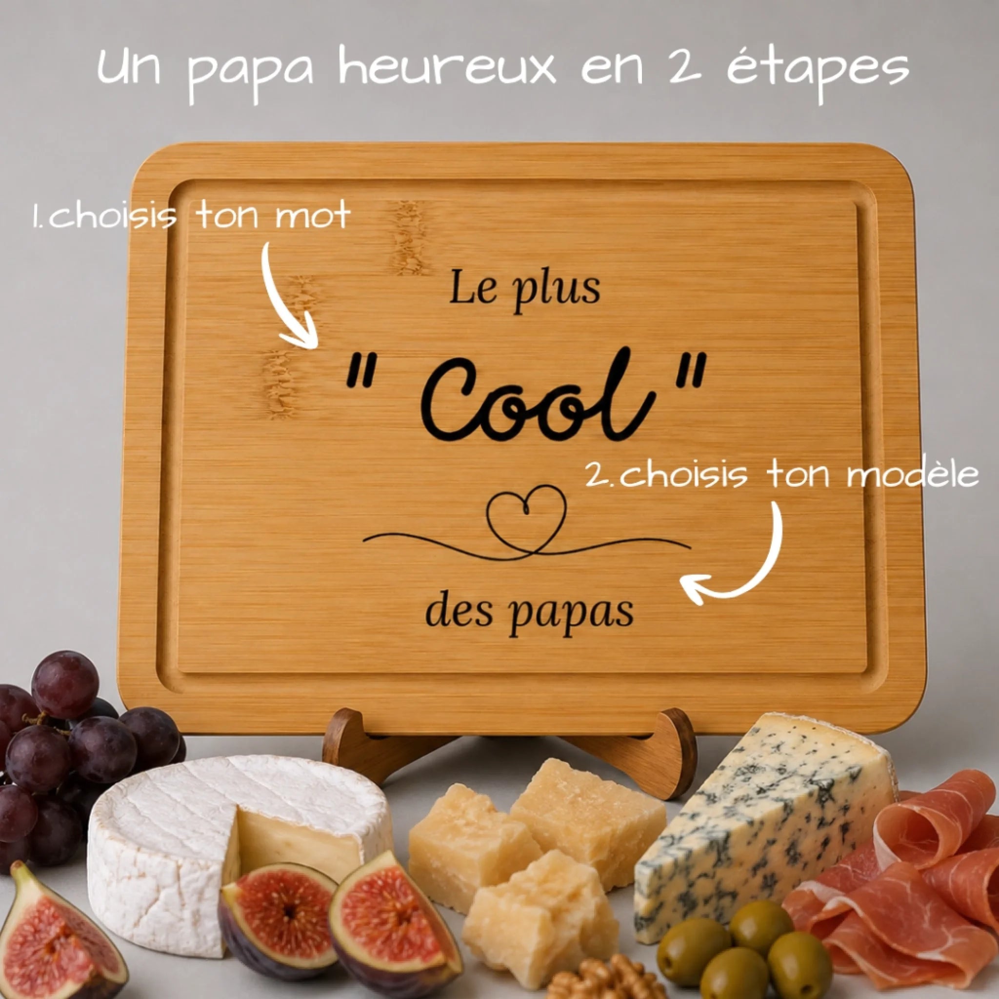 MOD OP PLANCHE personalisé fête des pères