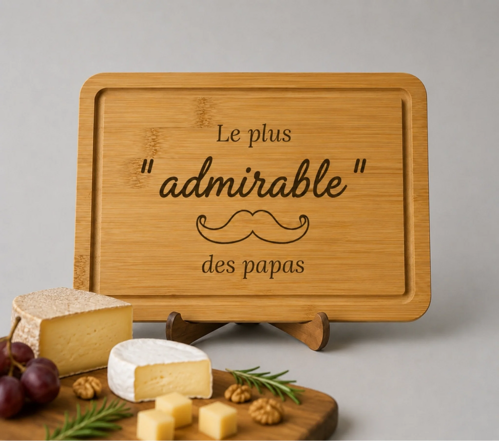 planche à découpé moustache