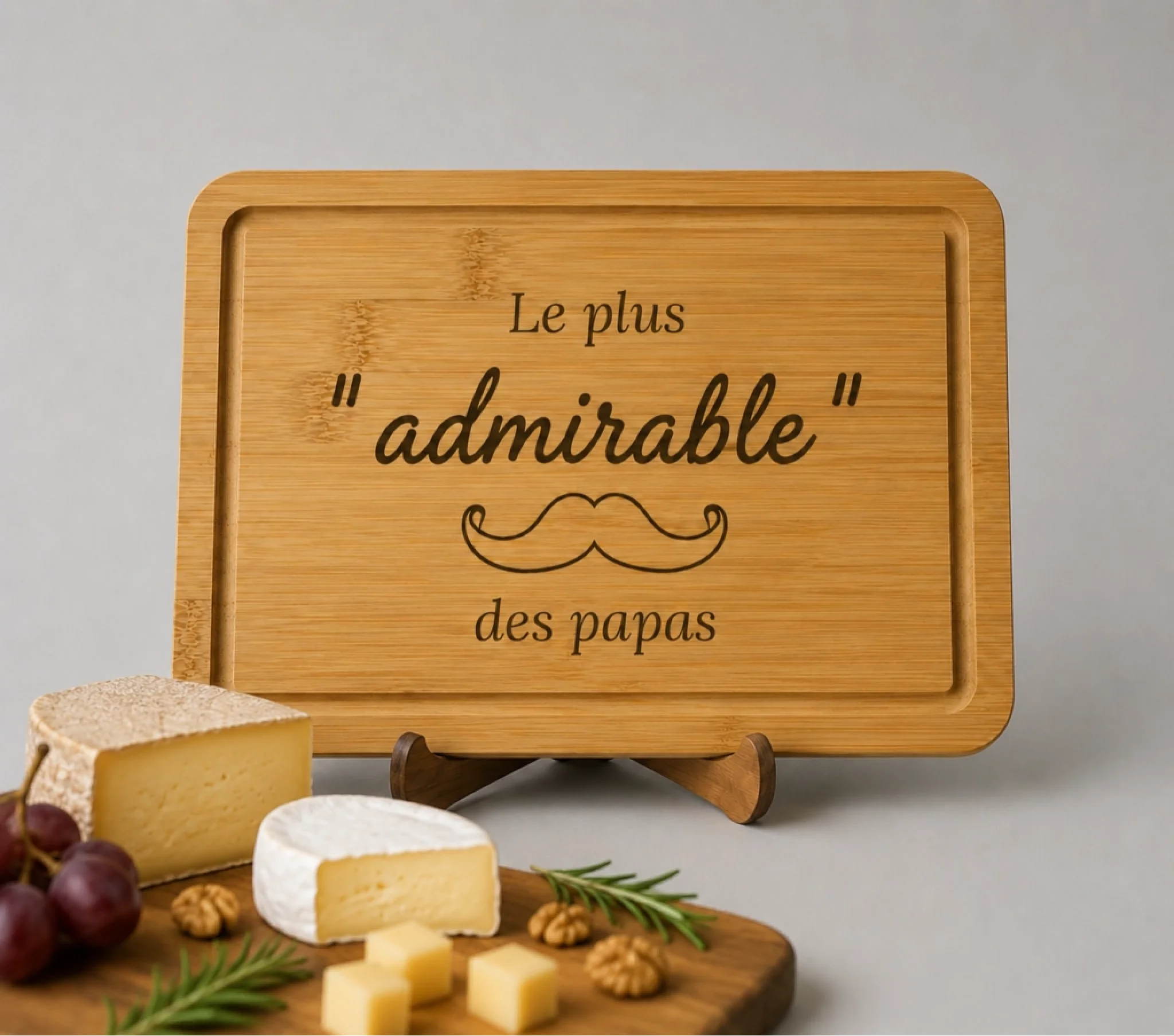 planche à découpé moustache