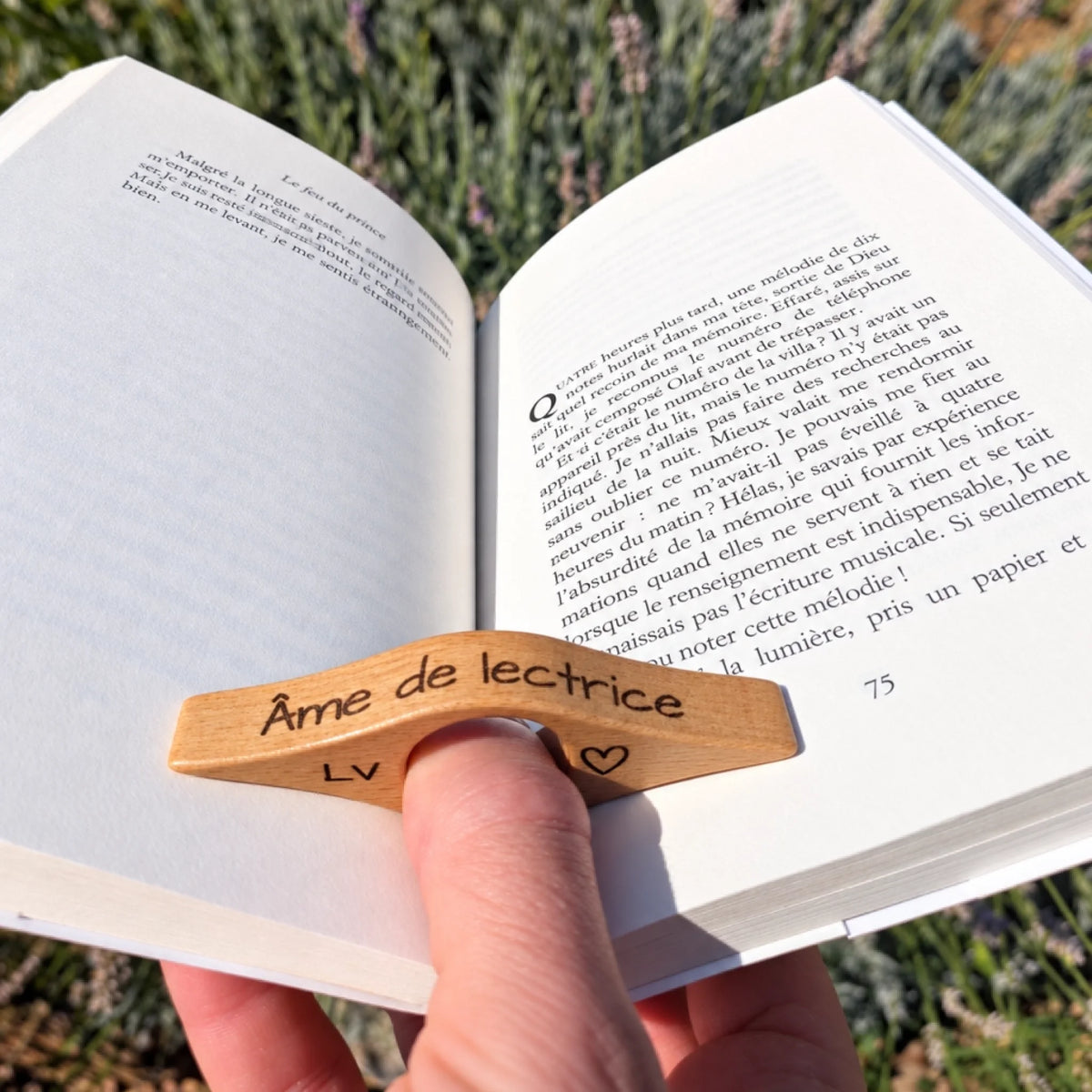 Ame de lectrice pour tenir livre